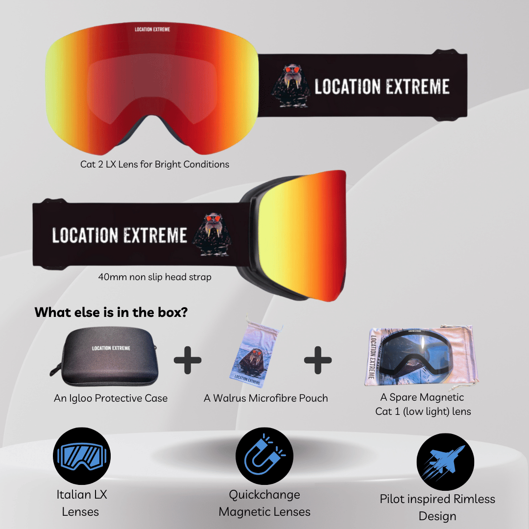 Morsa Magnetic Snow Goggles – High-Performance Vision for Extreme Winter Conditions