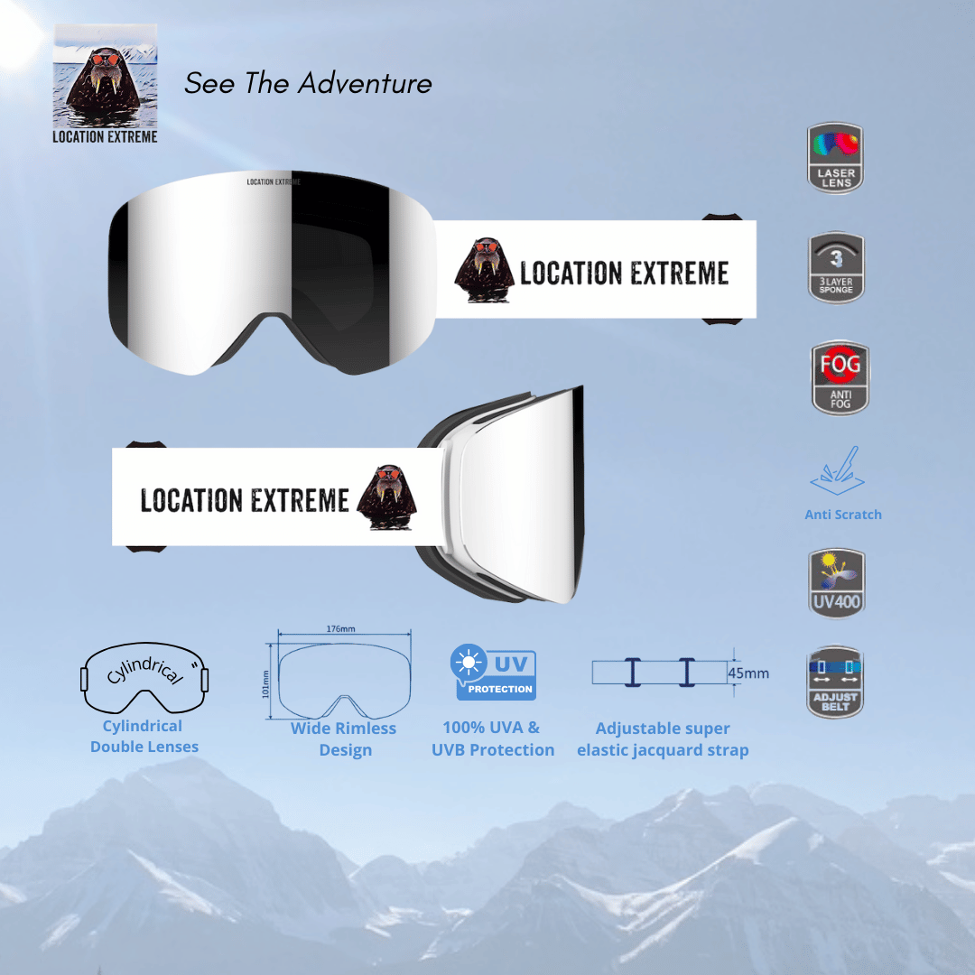 Walrus Magnetic Snow Goggles – Precision Visibility for Skiing & Snowboarding