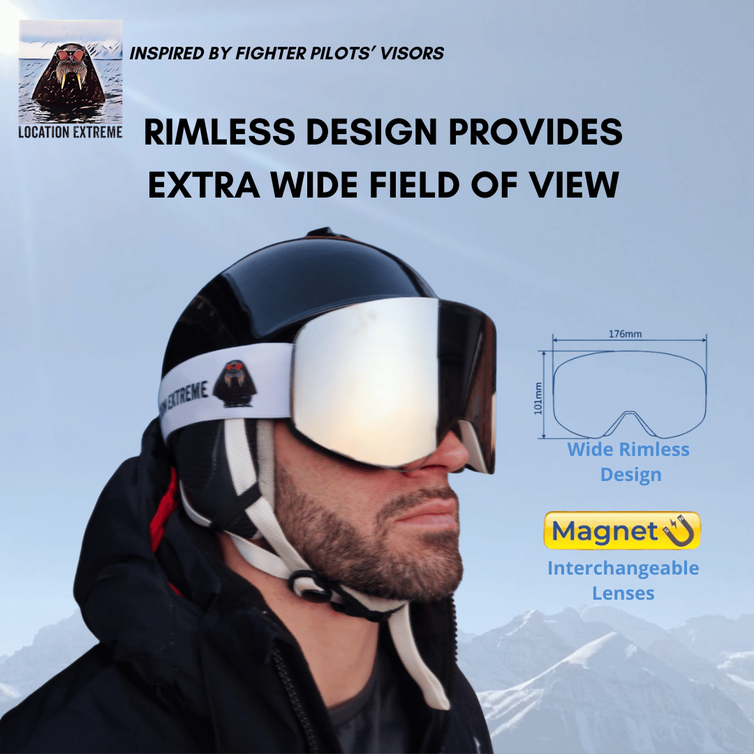 Walrus Magnetic Snow Goggles – Precision Visibility for Skiing & Snowboarding