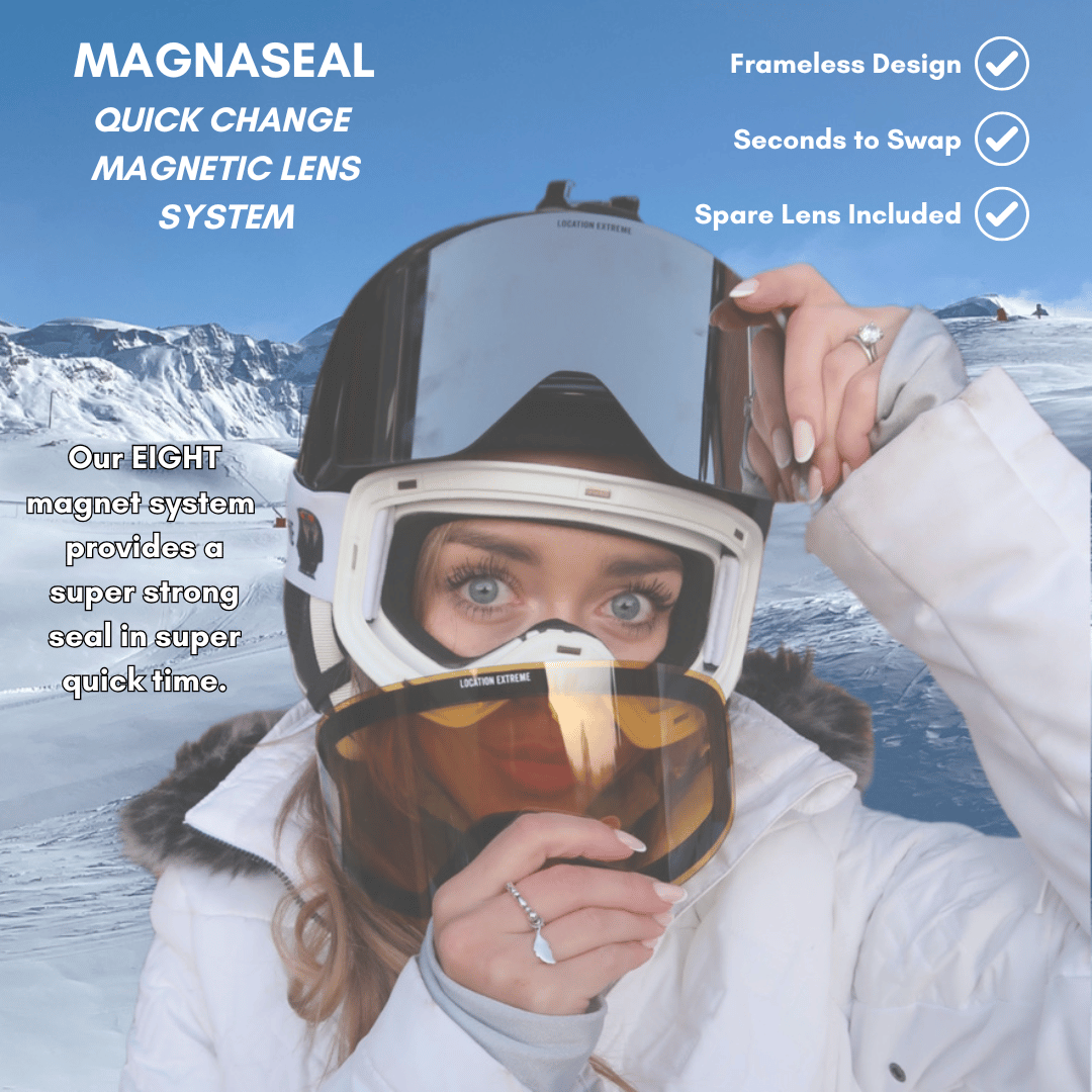 Walrus Magnetic Snow Goggles – Precision Visibility for Skiing & Snowboarding