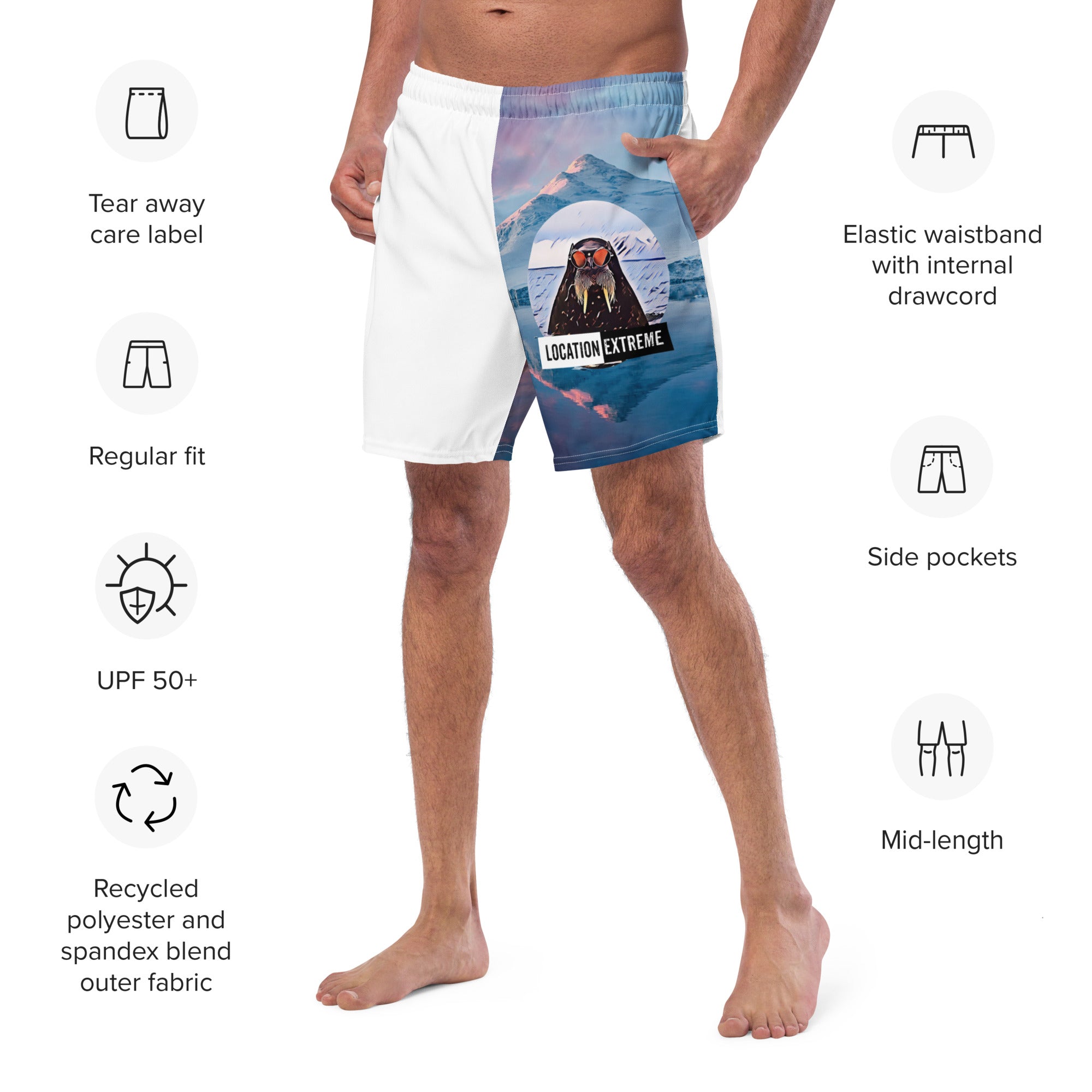 Location Extreme Recycled Swim Trunks